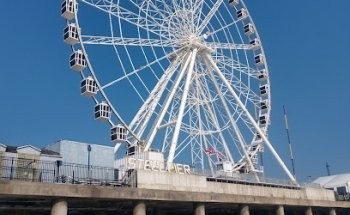 Atlantic City Boardwalk And Beach